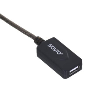 SAVIO CL-130 USB active port extension 10m USB 2.0-A male USB 2.0-A female Juoda - Image 3