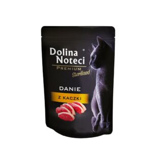 Dolina Noteci Premium Sterilised Ančių patiekalas - šlapias maistas sterilizuotoms katėms - 85g