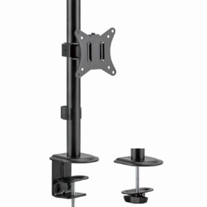 Gembird MA-D1-02 monitoriaus laikiklis arba stovas 81,3 cm (32") Stalas Juoda - Image 2