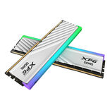 ADATA XPG LANCER BLADE RGB DDR5-6000 RAM, CL36, AMD EXPO, Intel XMP - 32 GB Dual Kit, white