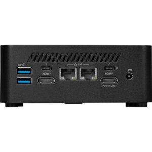 Mini desktop MSI Cubi NUC 1MG-244BEU barebone Core 3 / Wi-Fi 6E + BT / 2x2.5Gbps (black) - Image 4