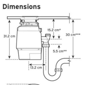 Maisto atliekų smulkintuvas ISE 80373T-ISE PREMIUM 550 EC - Image 2