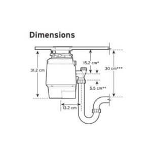 Maisto atliekų smulkintuvas ISE PREMIUM 700EC, 80374T-ISE - Image 2