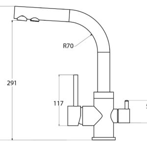 Maišytuvas AquaSanita 2663-202 - Image 2