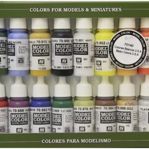 Vallejo akrilinių modelių spalvų rinkinys JAV Basic - 16 - Image 2