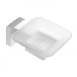 Muilinė su laikikliu Kapitan QUATTRO 43 01 66, balta matinė