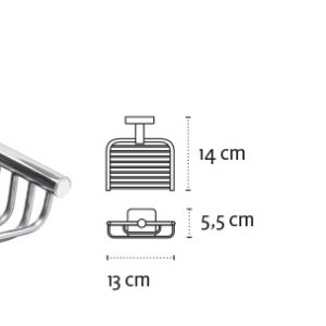 Muilinė su laikikliu Kapitan QUATTRO 43 03, chromas - Image 2