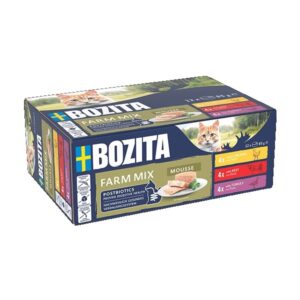 BOZITA Mousse Mix ocean - šlapias kačių maistas - 12x85g