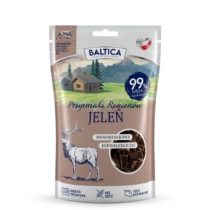 BALTICA Przysmaki regionów Monoprotein Deer - skanėstas šuniui - 80g