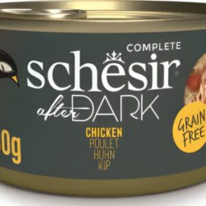 SCHESIR After dark Chicken in broth - šlapias kačių maistas - 80g
