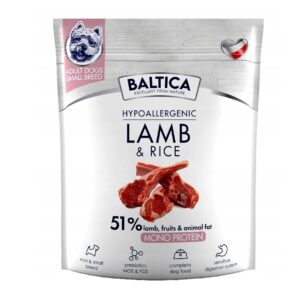 BALTICA Nutraceutic Hypoallergenic S Lamb with rice - sausas maistas šunims - 1kg
