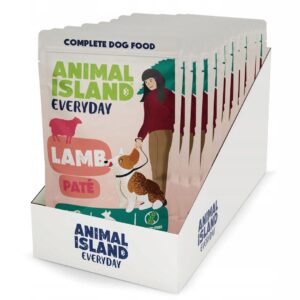ANIMAL ISLAND Everyday Lamb - drėgnas ėdalas šunims - 10x150g