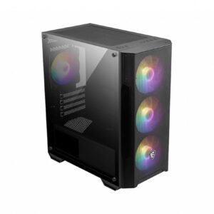 MSI MAG Forge M100A „Micro Tower“ Juoda, Permatomas - Image 2