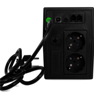 Green Cell UPS01LCD nepertraukiamo maitinimo resursai (UPS) „Line-Interactive“ 0,6 kVA 360 W 2 AC išvestis(ys / čių) - Image 2