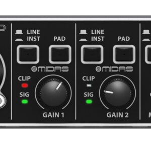 Behringer UMC204HD papildoma muzikos įranga