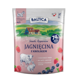 BALTICA Smaki regionów Small breeds Lamb with rabbit - sausas maistas šunims - 1kg