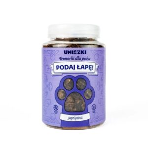UNISZKI Podaj łapę Lamb - skanėstas šuniui - 150g