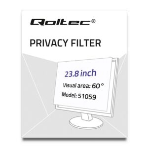 Qoltec 51059 RODO privatumo filtras 23,8" | 16:9 - Image 2