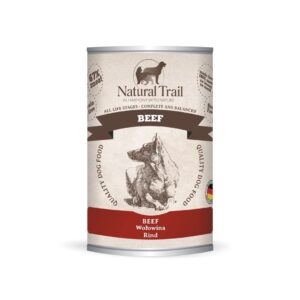 NATURAL TRAIL Jautiena - Drėgnas šunų maistas - 400 g