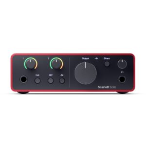Focusrite Scarlett Solo 4th Gen - 2 kanalų garso sąsaja