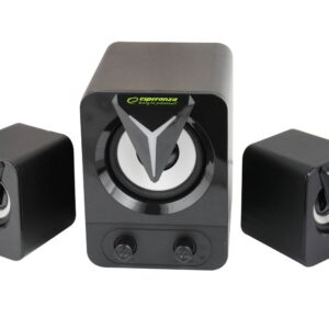 Esperanza EGS107 garsiakalbiai 2.1 USB LED 5 W juoda - Image 3