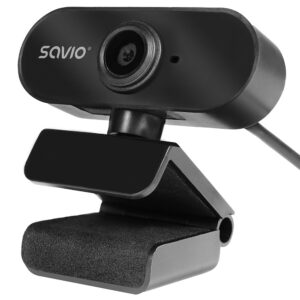Savio CAK-04 internetinė kamera 720 MP 1280 x 720 pikseliai USB Juoda - Image 2