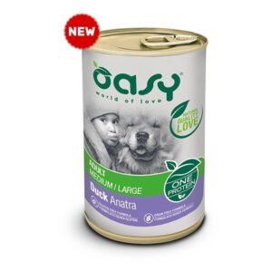 OASY One Protein Adult Medium/Large Duck - drėgnas ėdalas šunims - 400g