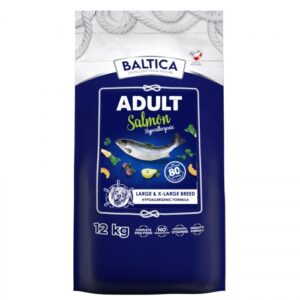 BALTICA Excellent Hypoallergenic Adult Large and X-Large breeds Salmon - sausas maistas šunims - 12kg