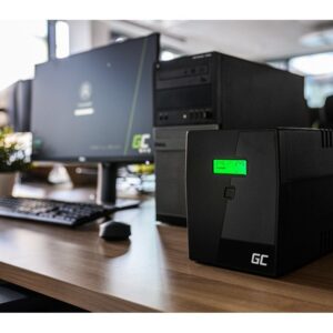 Green Cell UPS03 nepertraukiamo maitinimo resursai (UPS) „Line-Interactive“ 1,999 kVA 600 W 4 AC išvestis(ys / čių) - Image 3