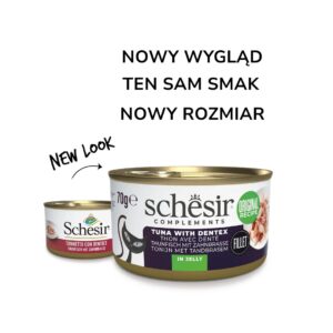 SCHESIR Oceanic Adult Tuna with Dentic - drėgnas kačių maistas - 70g - Image 3