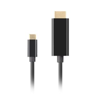 LANBERG KABELIS USB-C(M)->HDMI(M) 3M 4K 60HZ JUODAS