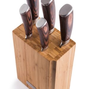 Peilių rinkinys G21 Gourmet Nature 5 vnt + bambuko dėklas 6002218 - Image 3