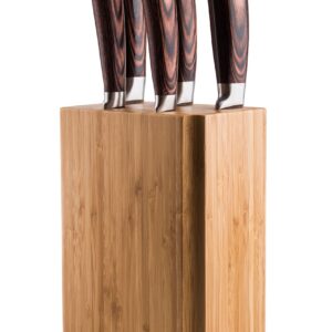 Peilių rinkinys G21 Gourmet Nature 5 vnt + bambuko dėklas 6002218