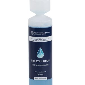 Pieno sistemos valymo skystis CRYSTAL DROP 250 ml ( Nivona, Miele, Delonghi, Siemens, Jura kavos apa