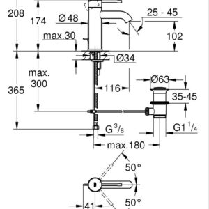 Praustuvo maišytuvas Essence New 23589GN1 - Image 2