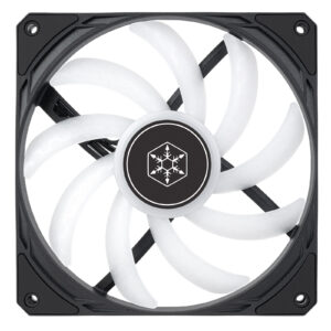SilverStone SST-AS140B-ARGB Air Slimmer 140 PWM Fan - black - Image 2