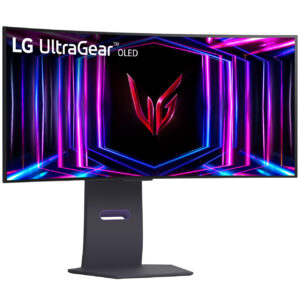 LG UltraGear OLED 34GS95QE-B, 34 Zoll Curved Gaming Monitor, 240 Hz, OLED, G-SYNC Compatible