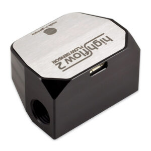 Aqua Computer flow sensor high flow 2, 2x G1/4 - silver/black - Image 2