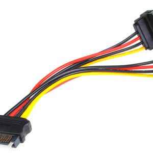 InLine SATA Power Y-Cable SATA angled - 0.15m
