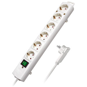 Brennenstuhl Comfort-Line Plus power strip, 6-way - white