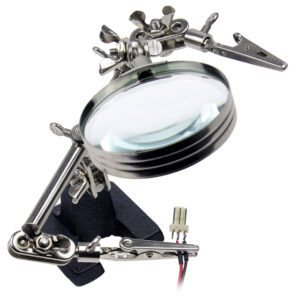 InLine Third Hand with Magnifying Glass
