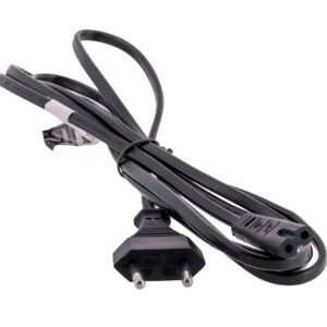 Gembird PC-184/2 maitinimo kabelis Juoda 1,8 m C tipo maitinimo kištukas C8 šakotuvas - Image 2