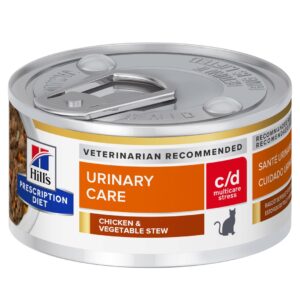HILL'S PD Feline c/d Urinary Stress Stews - šlapias kačių maistas - 82 g