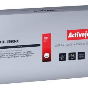 Activejet ATH-1350NX toneris HP spausdintuvams; HP W1350X; HP135X, HP 135X Supreme; 2400 puslapių; juodas su lustu