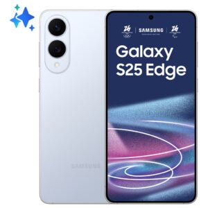 Samsung Galaxy S25 Edge 17 cm (6.7") Dviguba SIM jungtis Android 15 5G C tipo USB 12 GB 512 GB 3900 mAh Mėlyna