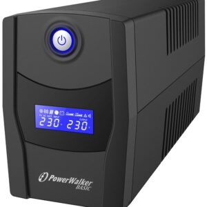 PowerWalker VI 1000 STL „Line-Interactive“ 1 kVA 600 W 2 AC išvestis(ys / čių) - Image 2