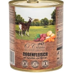 O'CANIS konservai šunims - drėgnas maistas - ožka su bulvėmis - 800 g