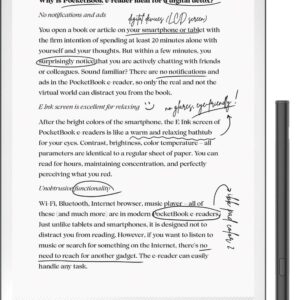 E-knygų skaitytuvas „PocketBook InkPad One 1030“ 10,3 colių, „E-ink Mobius“, 32 GB, „Wi-Fi“, matinė juoda - Image 3