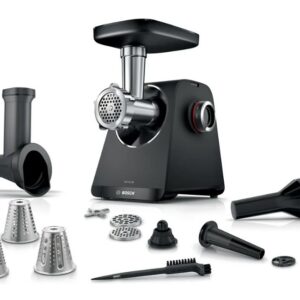 Bosch Serie 4 MFWS440B mėsmalė 1900 W Juoda, Sidabras