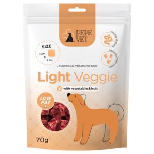 PEPE VET Light Veggie - skanėstas šuniui - 70g